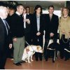 Décembre 2004 - S.A.S. la Princesse Stéphanie entourée par MM. Louis Le Fileul, Gérard Bonnivard et Mme Marta de Salas Moreno